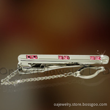 Men Fashion Jewelry Tie Clip/ Crystal Tie Clip